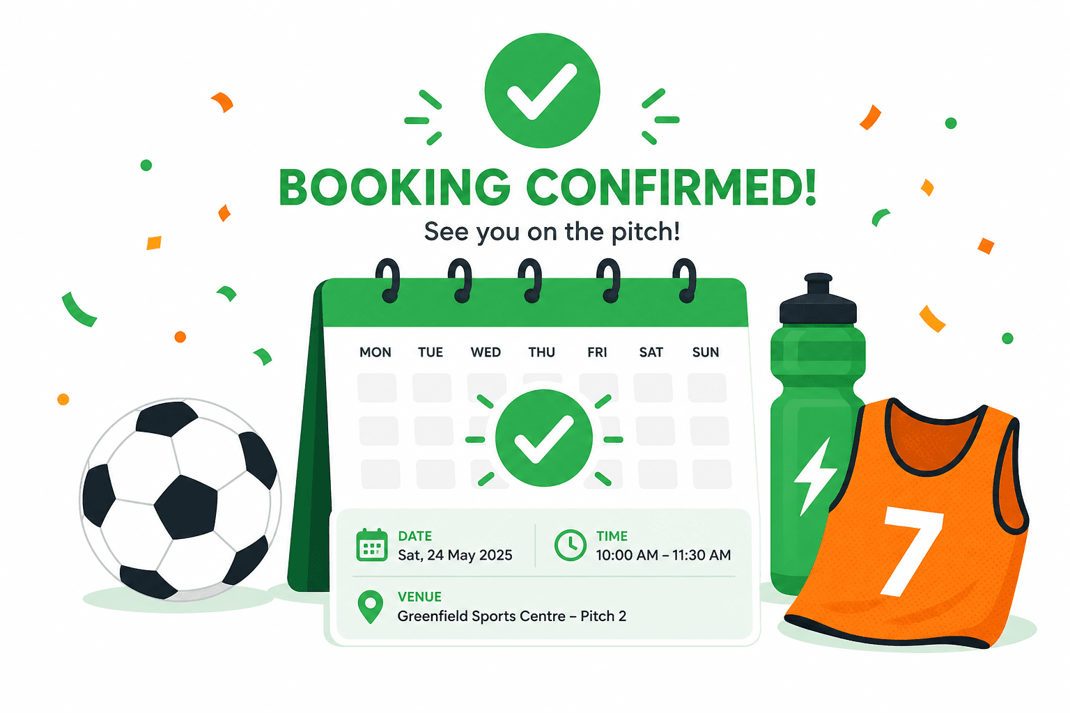 Booking confirmed
